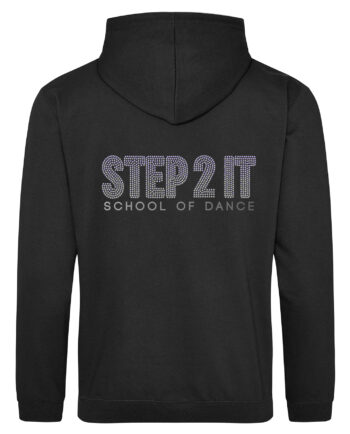 Step 2 It School Of Dance Zipped Rhinestone Hoodie