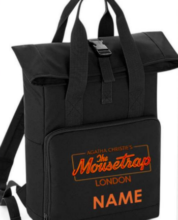 The Mousetrap London Twin Handle Roll Top Backpack