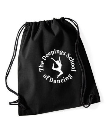 Deeping School of Dancing Drawstring Gym Bag
