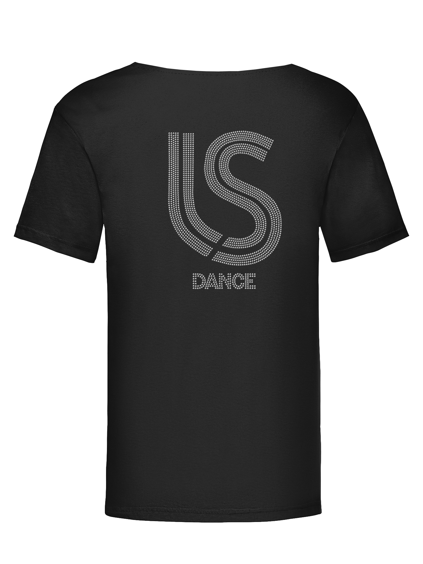LS Dance Rhinestone Off The Shoulder T-Shirt - Image 2