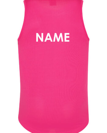 SWANSEA DANCE ELECTRIC PINK VEST