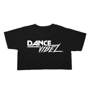 Dance Vibez Printed Cropped T-Shirt