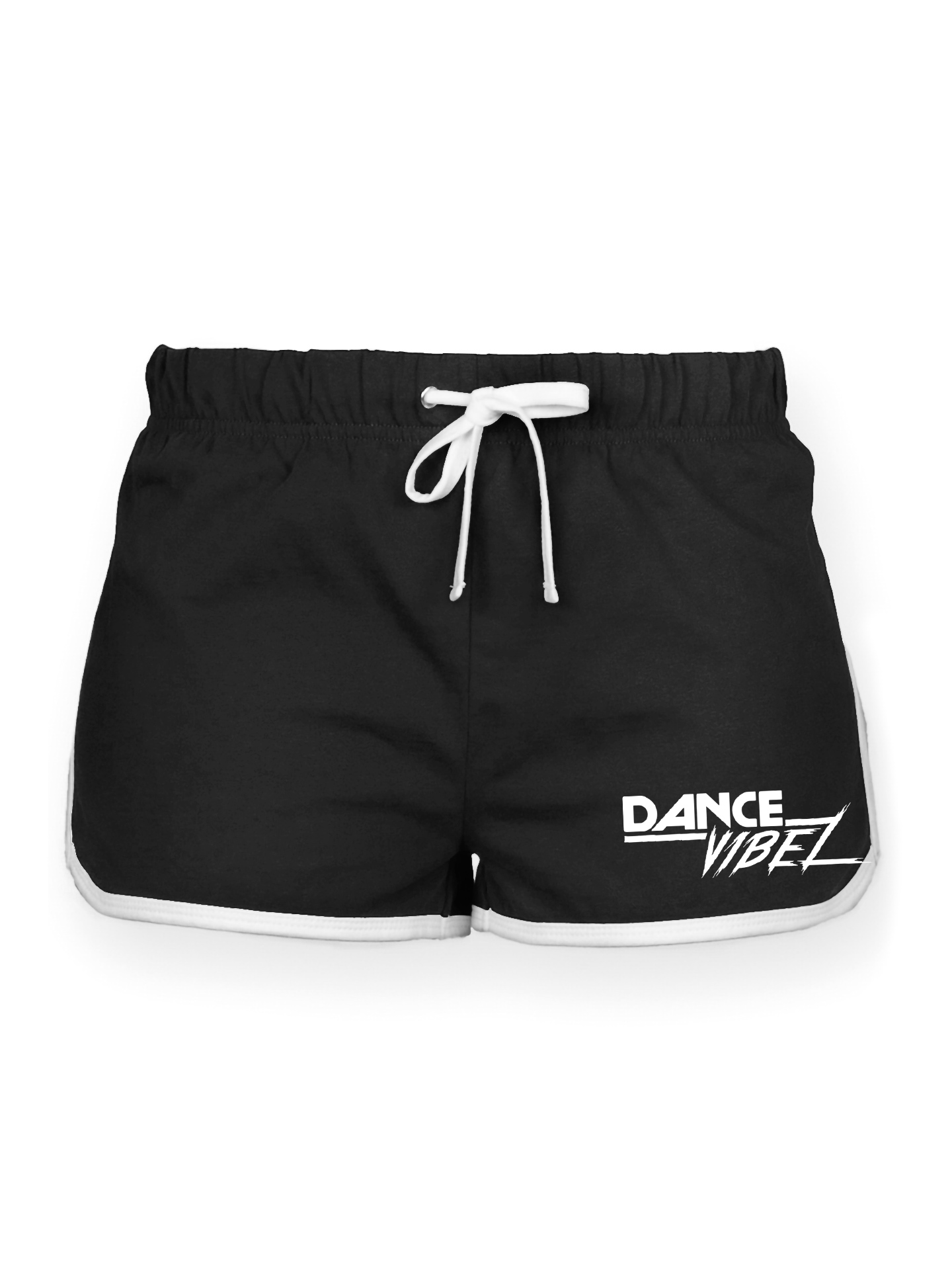 Dance Vibez Printed Retro Shorts