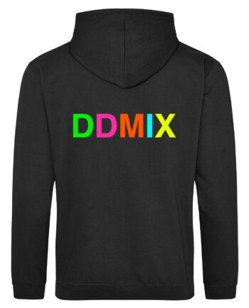 DDMIX BLACK ZIP UP HOODIE