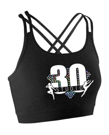 Studio 30 Strappy Back Lycra Crop Top