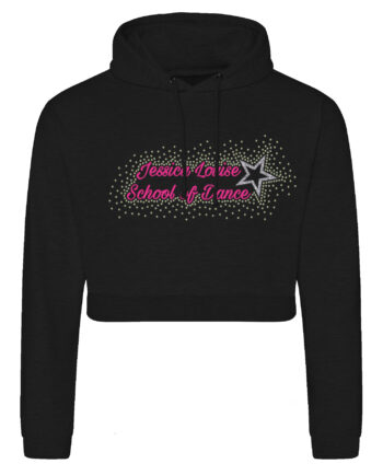 Jessica Louise School Of Dance Cropped Pullover Hoodie