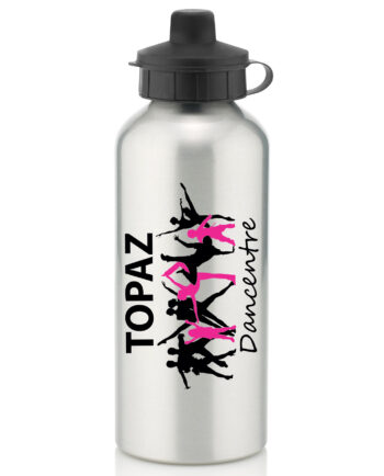 Topaz Dance Centre Silver Water Bottle