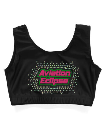 Aviation Eclipse Lycra Crop Top