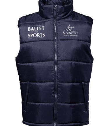 Janet Lomas Ballet For Sports Padded Bodywarmer