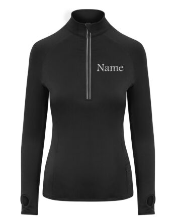 Firebird Academy of Ballet Girlie Cool Flex Half Zip Top
