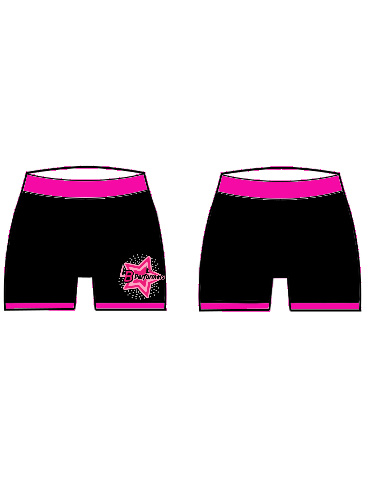 LB Performers Lycra Shorts *Custom Lycra-Lead time 6-8 weeks*