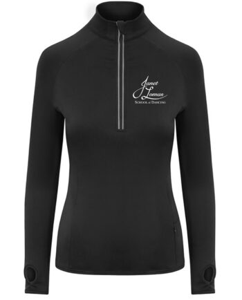 Janet Lomas Ballet For Sports Cool Flex 1/2 Zip Top
