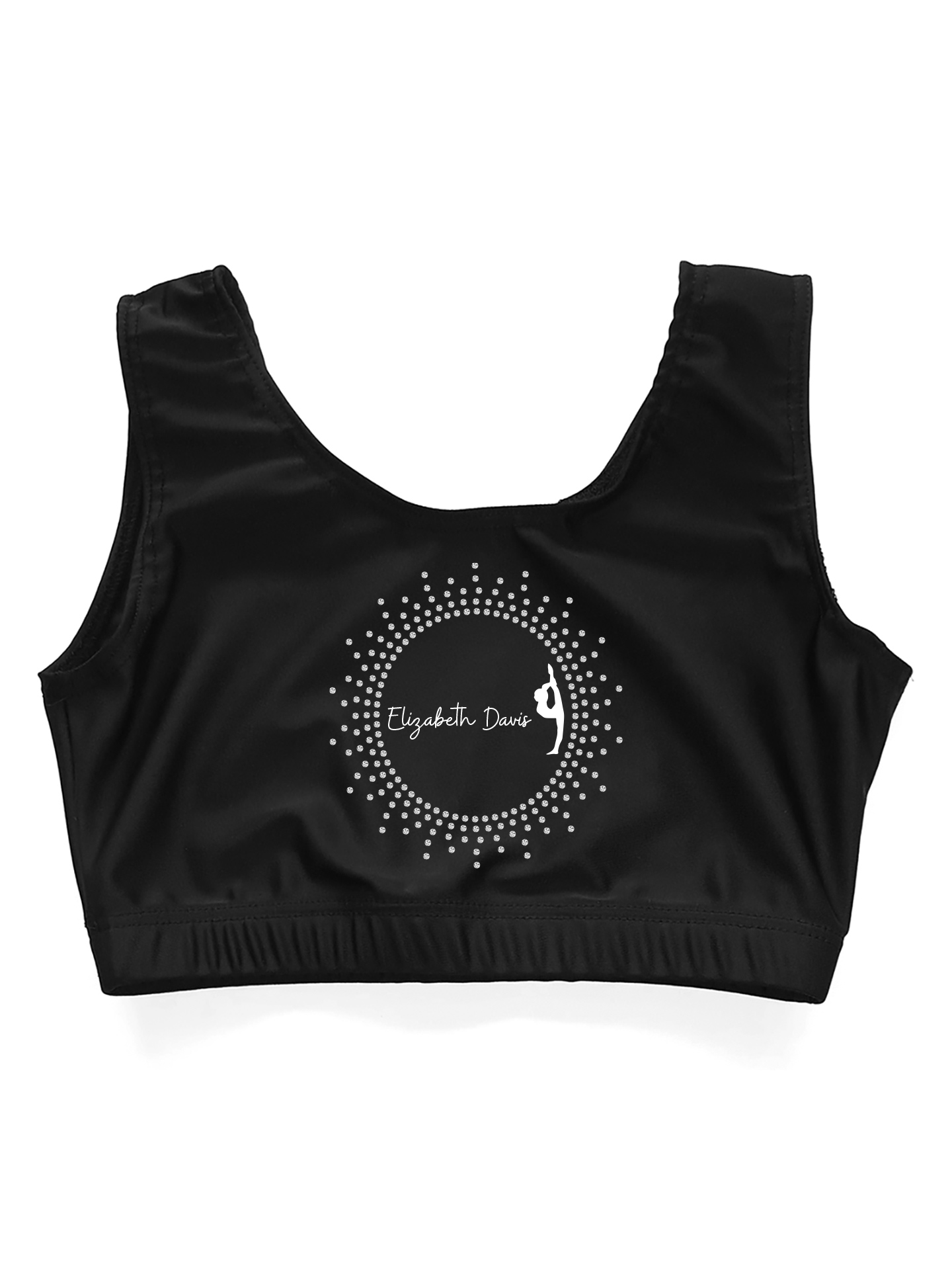 Elizabeth Davis Acrobatics Lycra Crop Top