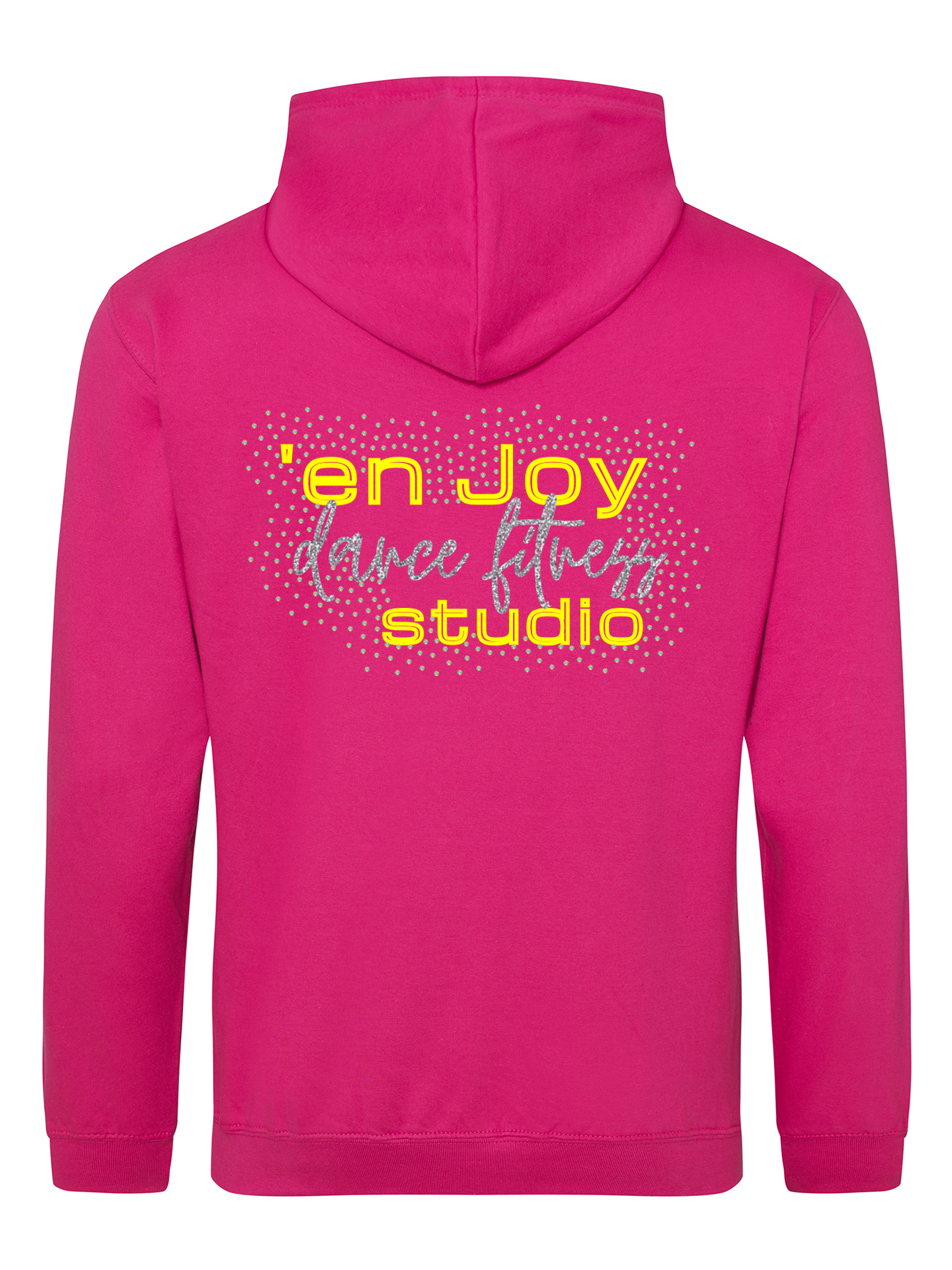 'En Joy Dance Fitness Hot Pink Zipped Hoodie