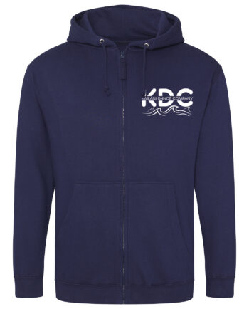 Kailani Dance Company Navy Printed Zipped Hoodie