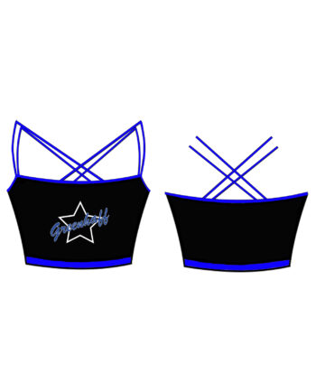 Greenhaff Dance School Custom Lycra Cross Back Crop Top *6-8 Week Lead Time*