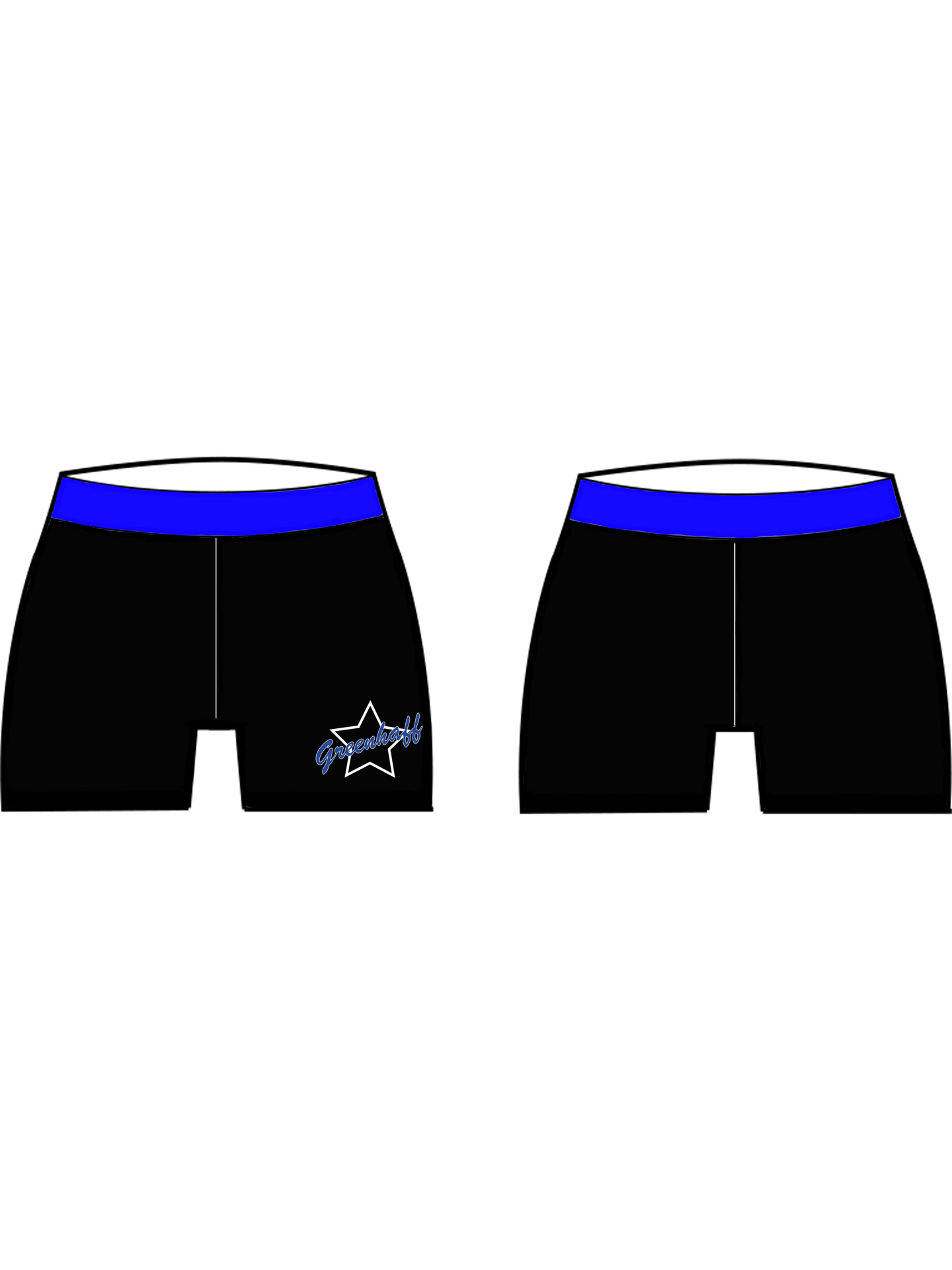Greenhaff Dance School Custom Lycra Shorts *6-8 Week Lead Time*