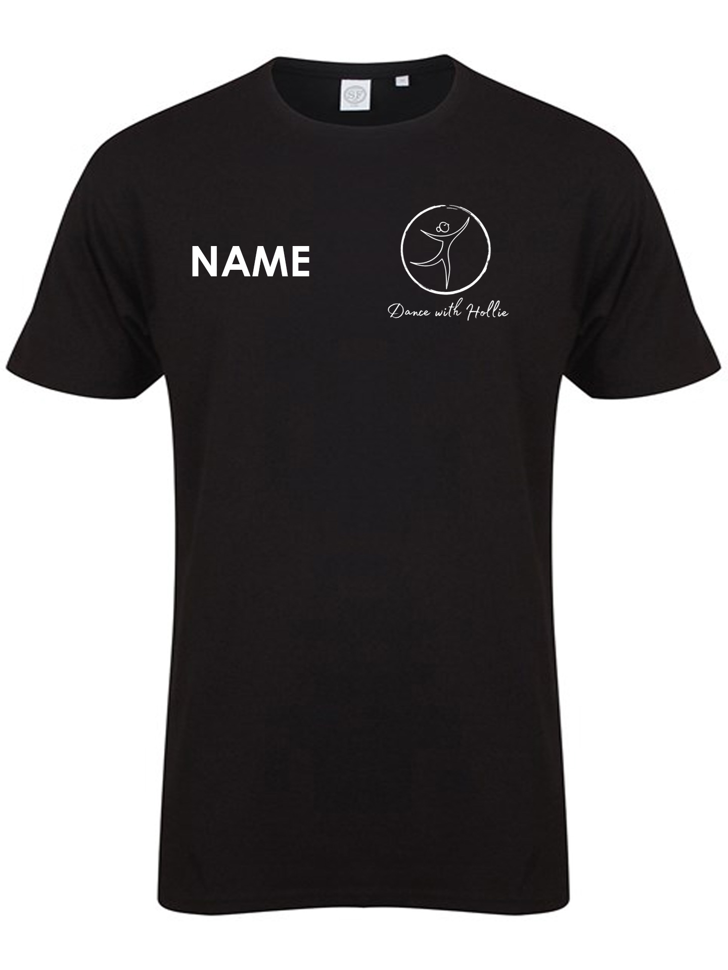 Silver Swans With Hollie Long Line Dipped Hem T-shirt