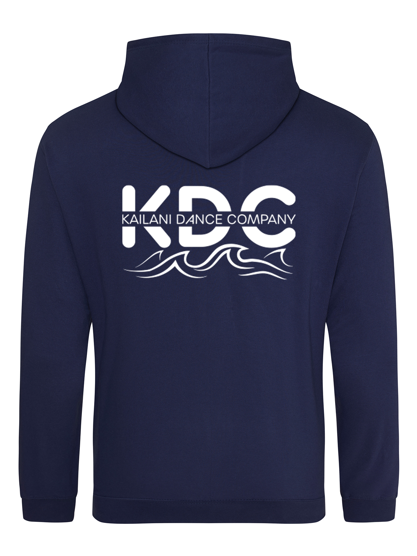 Kailani Dance Company Navy Printed Pullover Hoodie - Image 2
