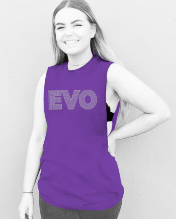 Cheer Evolution EVO Design Purple Open Side Vest