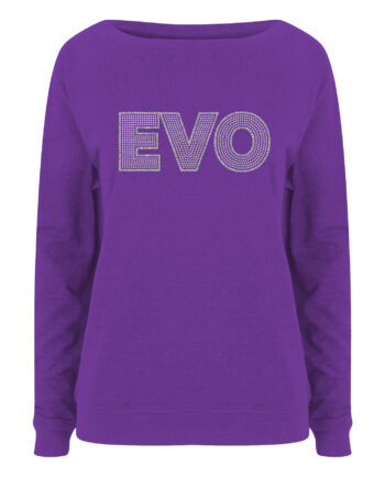 Cheer Evolution EVO Design Purple Slouch Sweatshirt