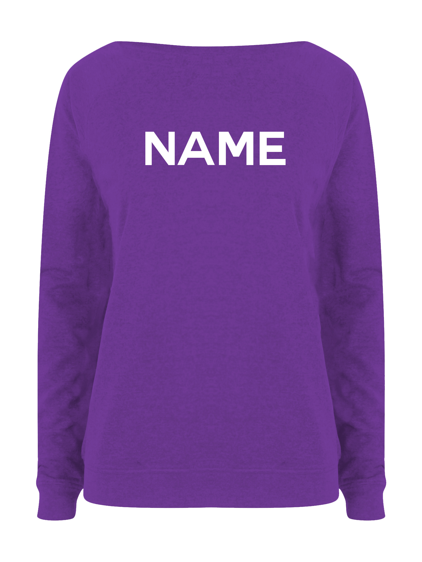 Cheer Evolution EVO Design Purple Slouch Sweatshirt - Image 2