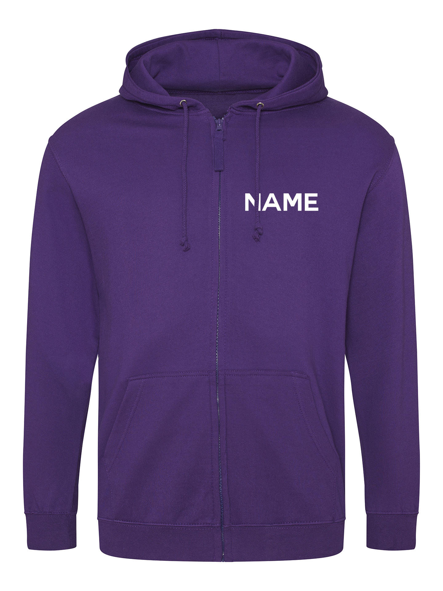 Cheer Evolution EVO Design Purple Zipped Hoodie - Image 2