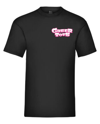 Kent Fusion Cheerleading Club Black Cheer Tots T-shirt