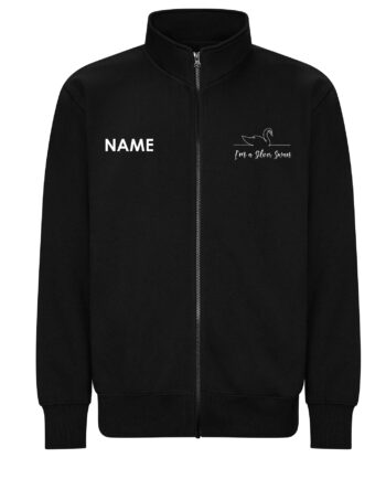 Silver Swans With Hollie Unisex Full Zip Sweatshirt