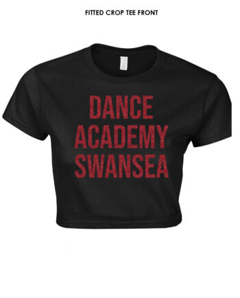 Dance Academy Swansea Crop Fitted T-Shirt