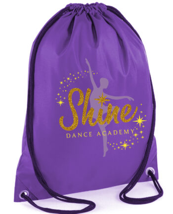 Shine Dance Academy Drawstring Bag