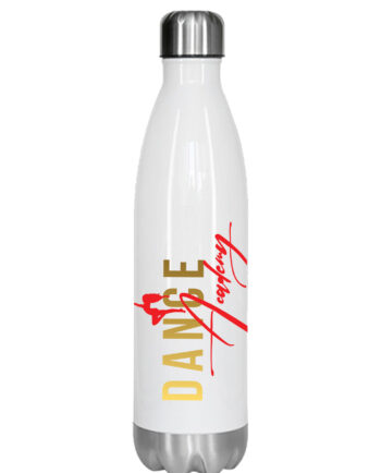 Dance Academy Swansea White Stainless Steel Water Bottle