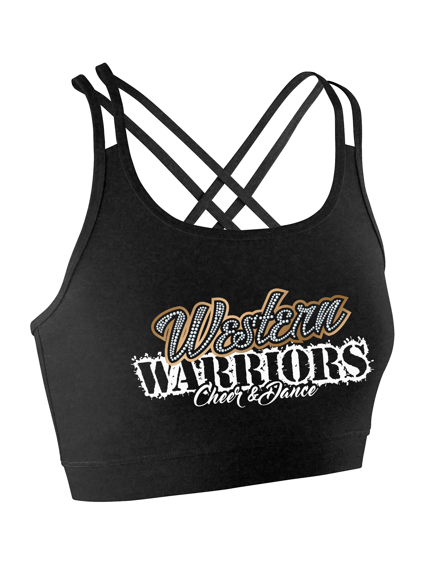 Western Warriors Strappy Back Detailed Top