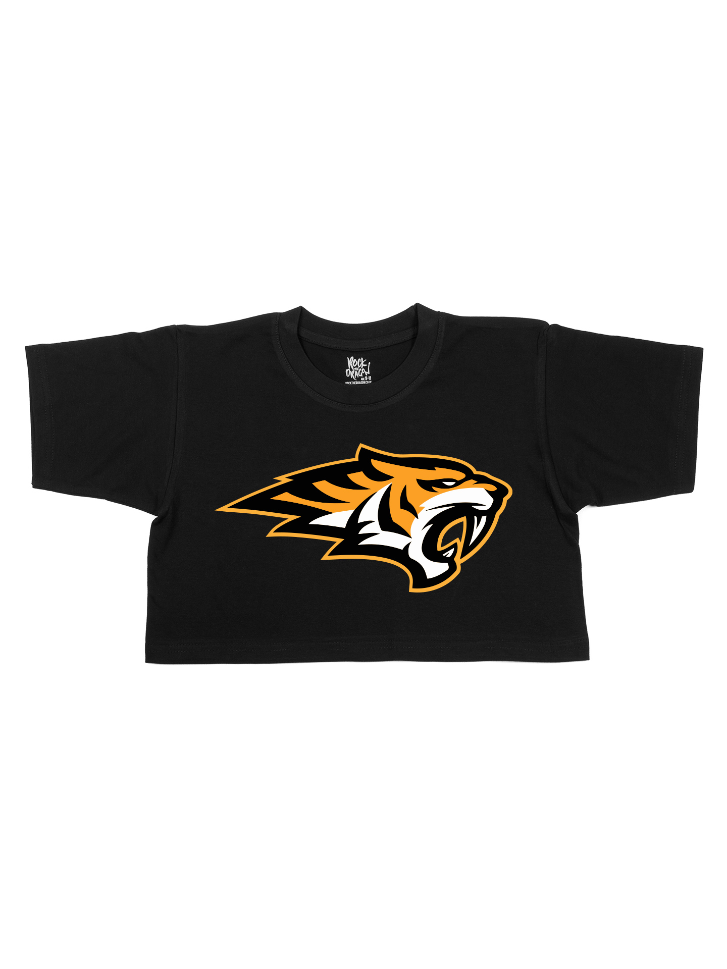 Sabrecats Cheer Printed Cropped T-Shirt