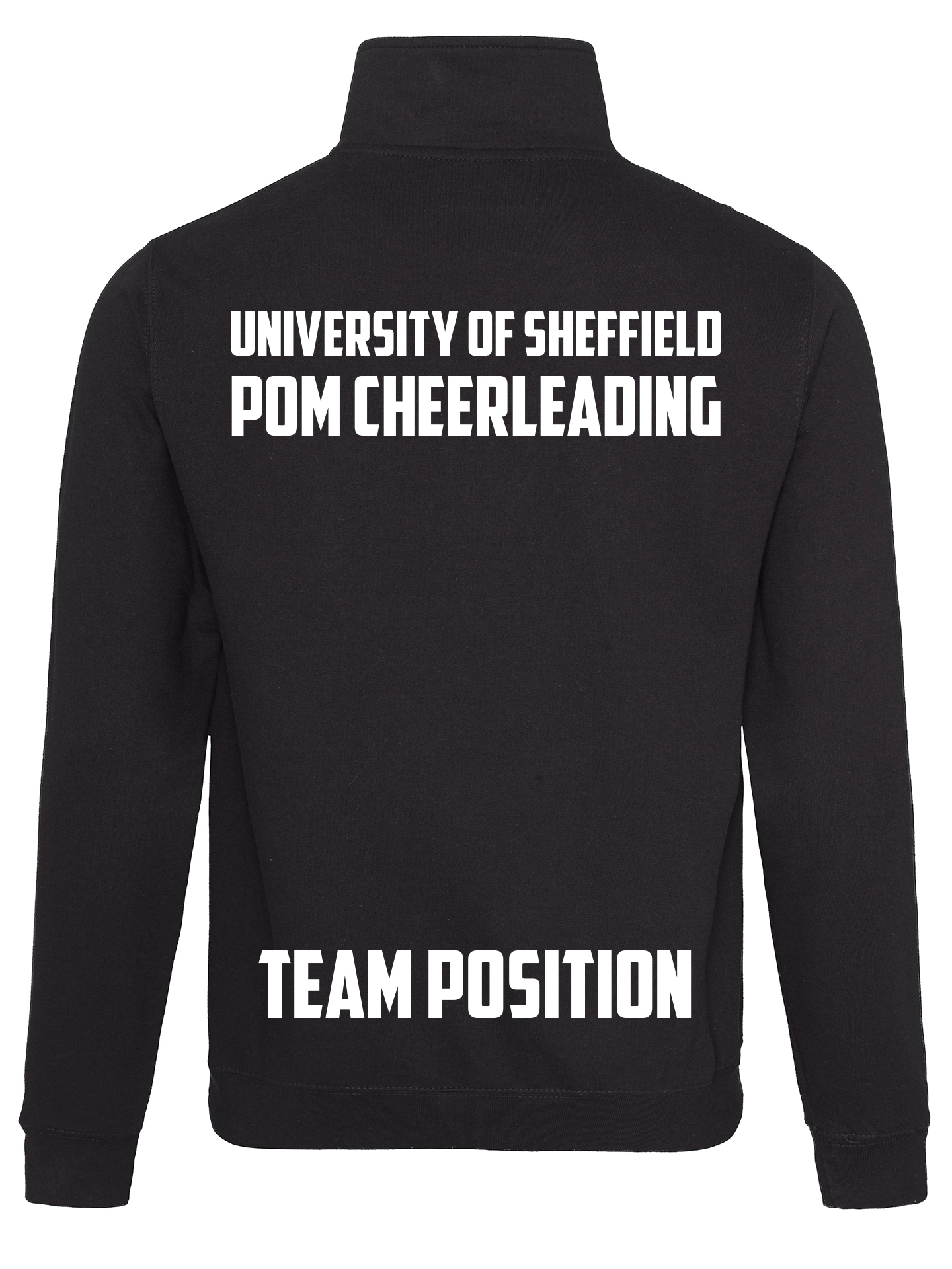 Sabrecats Cheer Print Quarter Zip Sweatshirt - Image 2
