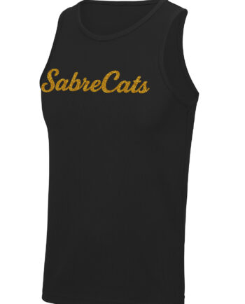 Sabrecats Cheer Glitter Vest