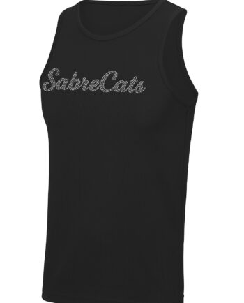 Sabrecats Cheer Rhinestone Tank Vest