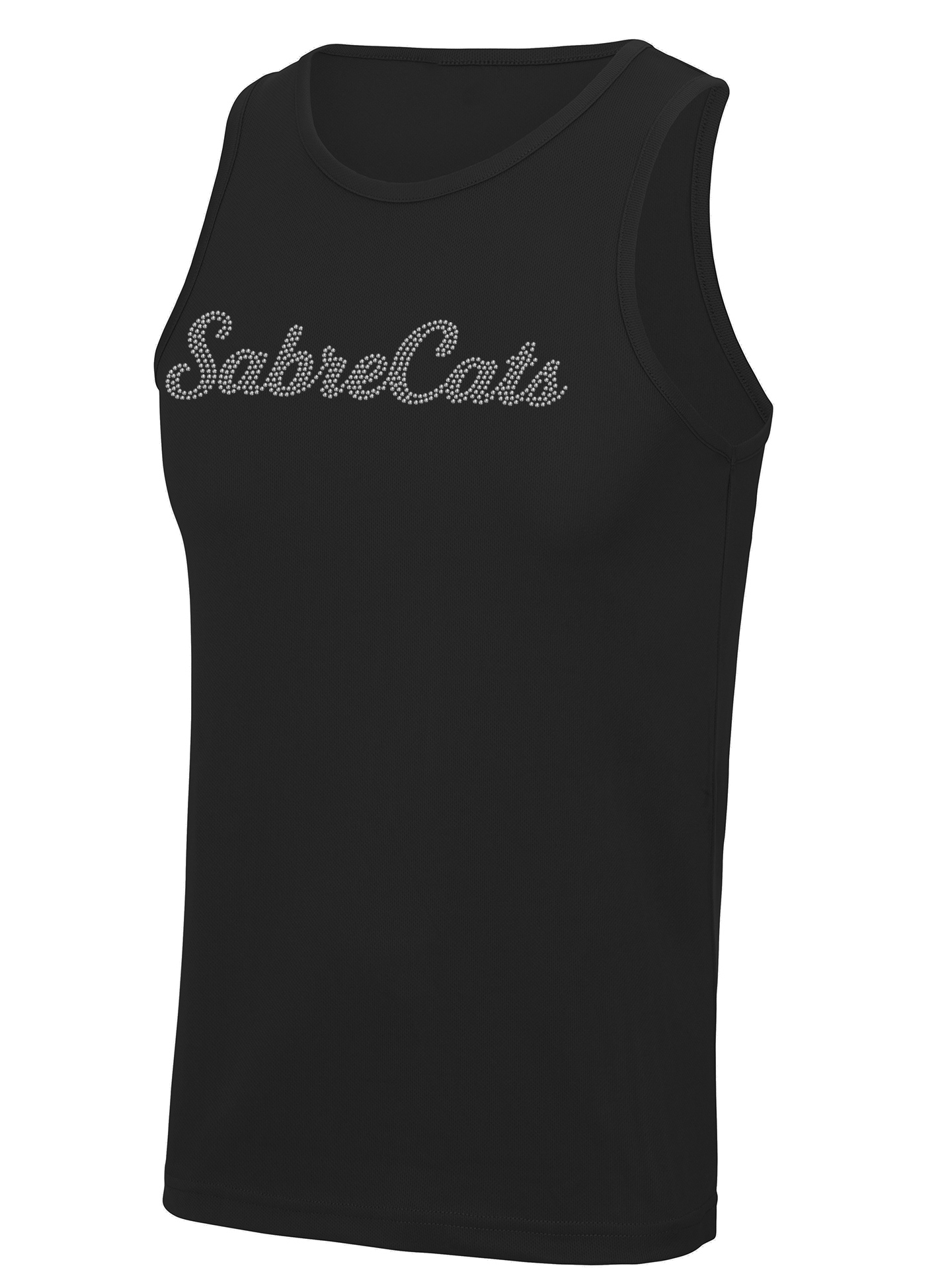 Sabrecats Cheer Rhinestone Tank Vest