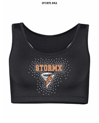 Storm X Rhinestone Ladies Sports Bra
