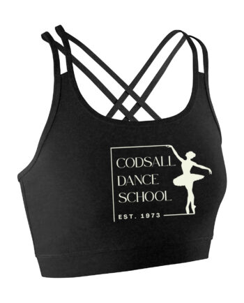 Codsall Dance School Back Detail Crop Top