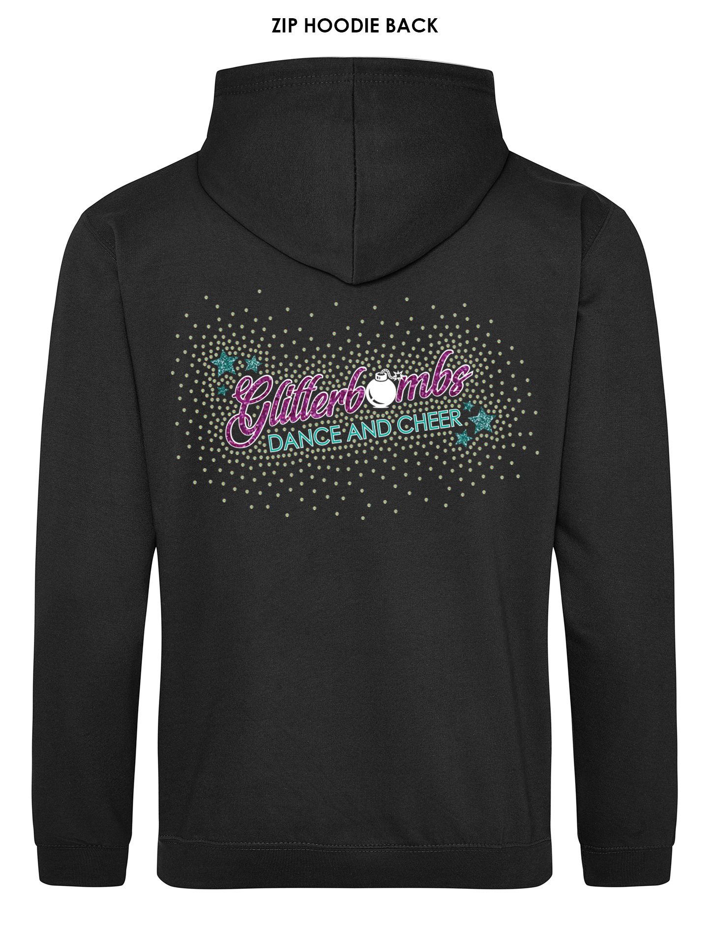Glitterbombs Cheer and Dance Zipped Hoodie