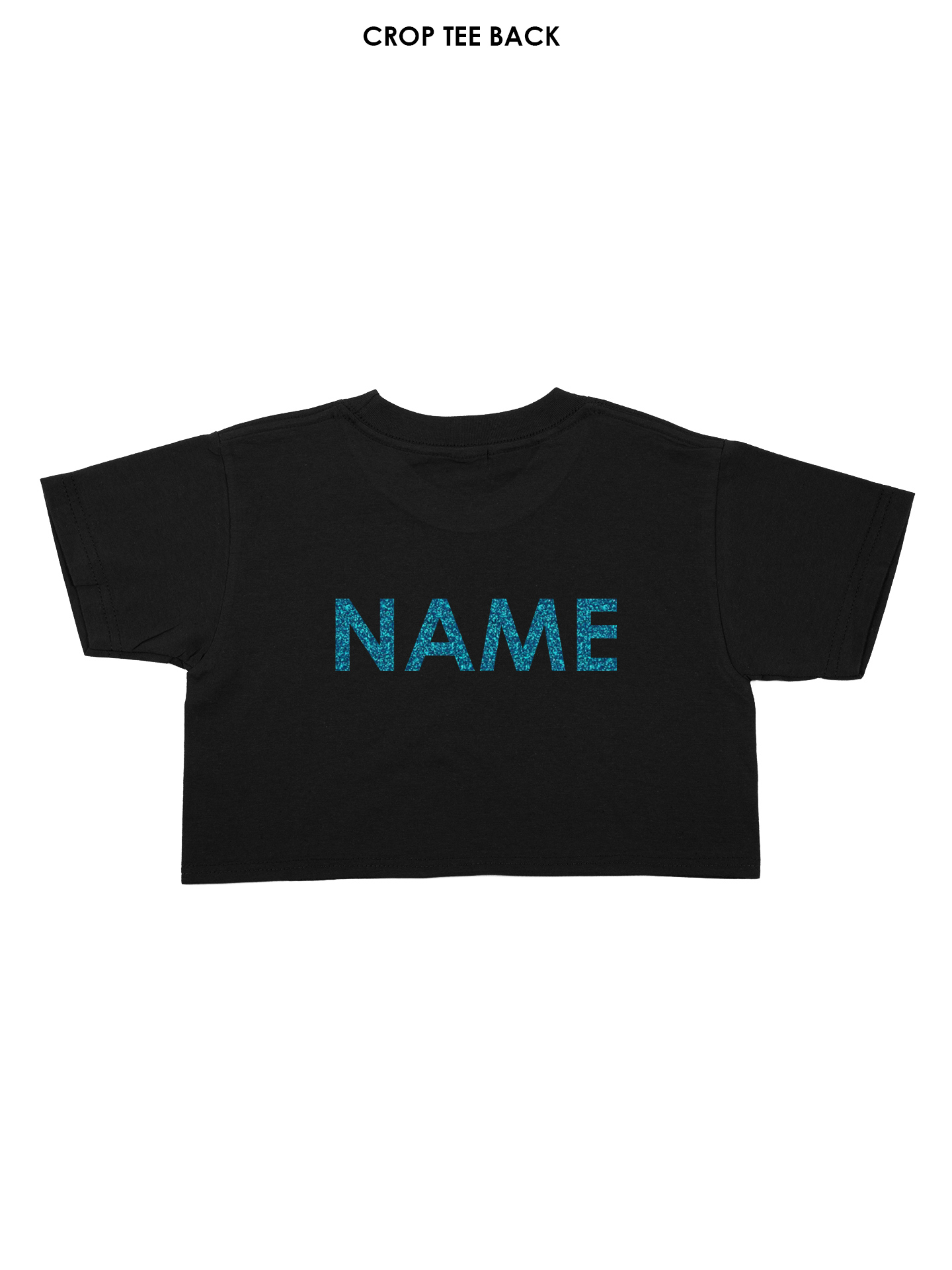 Hebden School of Dancing Rhinestone Cropped T-Shirt - Image 2