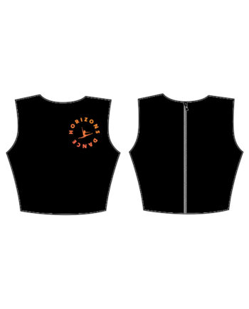 Horizons Dance Crop Top Style 17 *CUSTOM LYCRA 6-8 WEEK LEAD TIME*