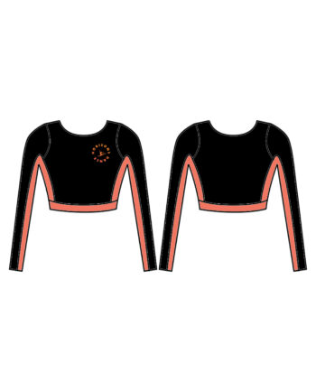 Horizons Dance Long Sleeve Crop Top Style 24 *CUSTOM LYCRA 6-8 WEEK LEAD TIME*