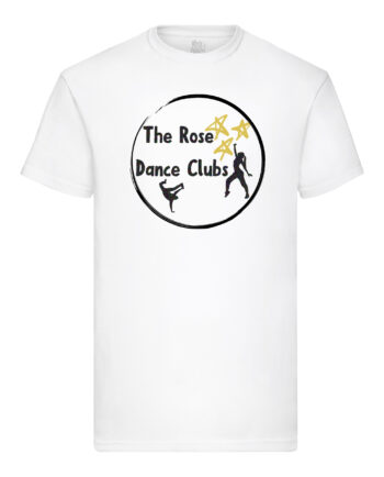 Rose Ballet White Glitter T-Shirt