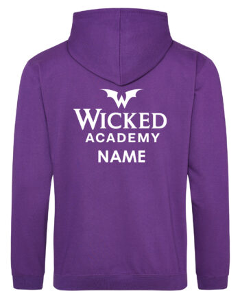 Wicked Academy Purple Zip Hoodie