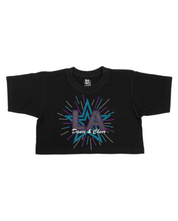 LA Dance & Cheer Rhinestone Crop T-Shirt
