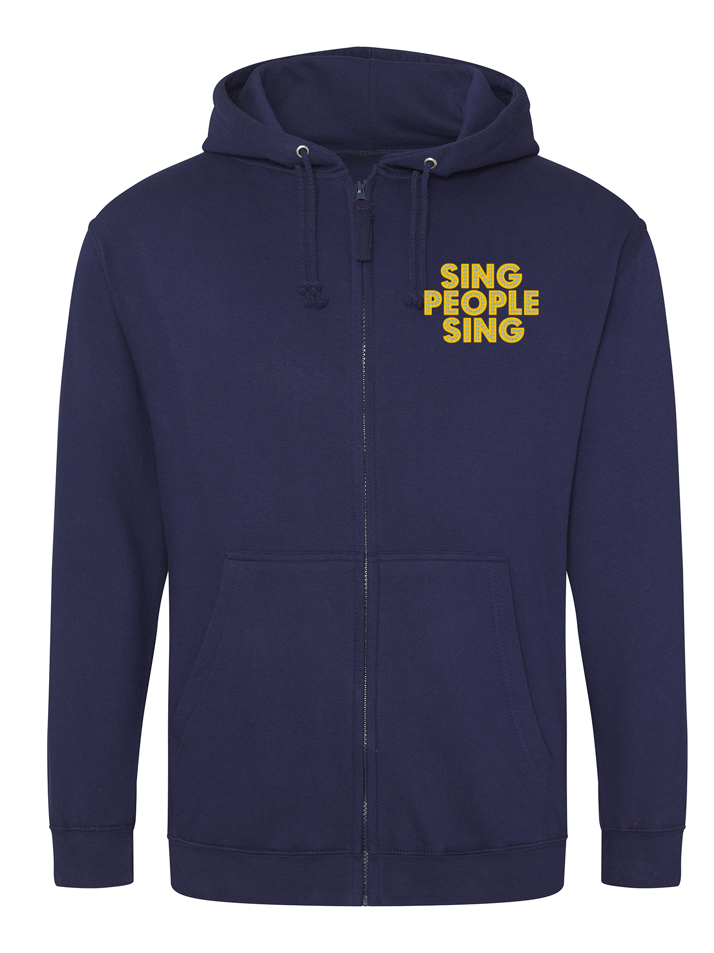 Sing People Sing Zipped Hoodie