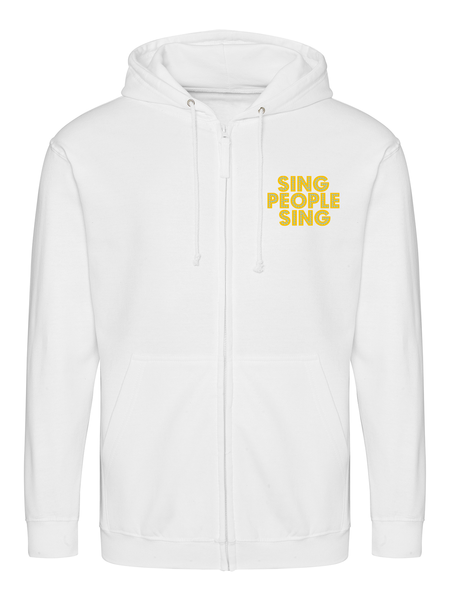 Sing People Sing Zipped Hoodie - Image 5