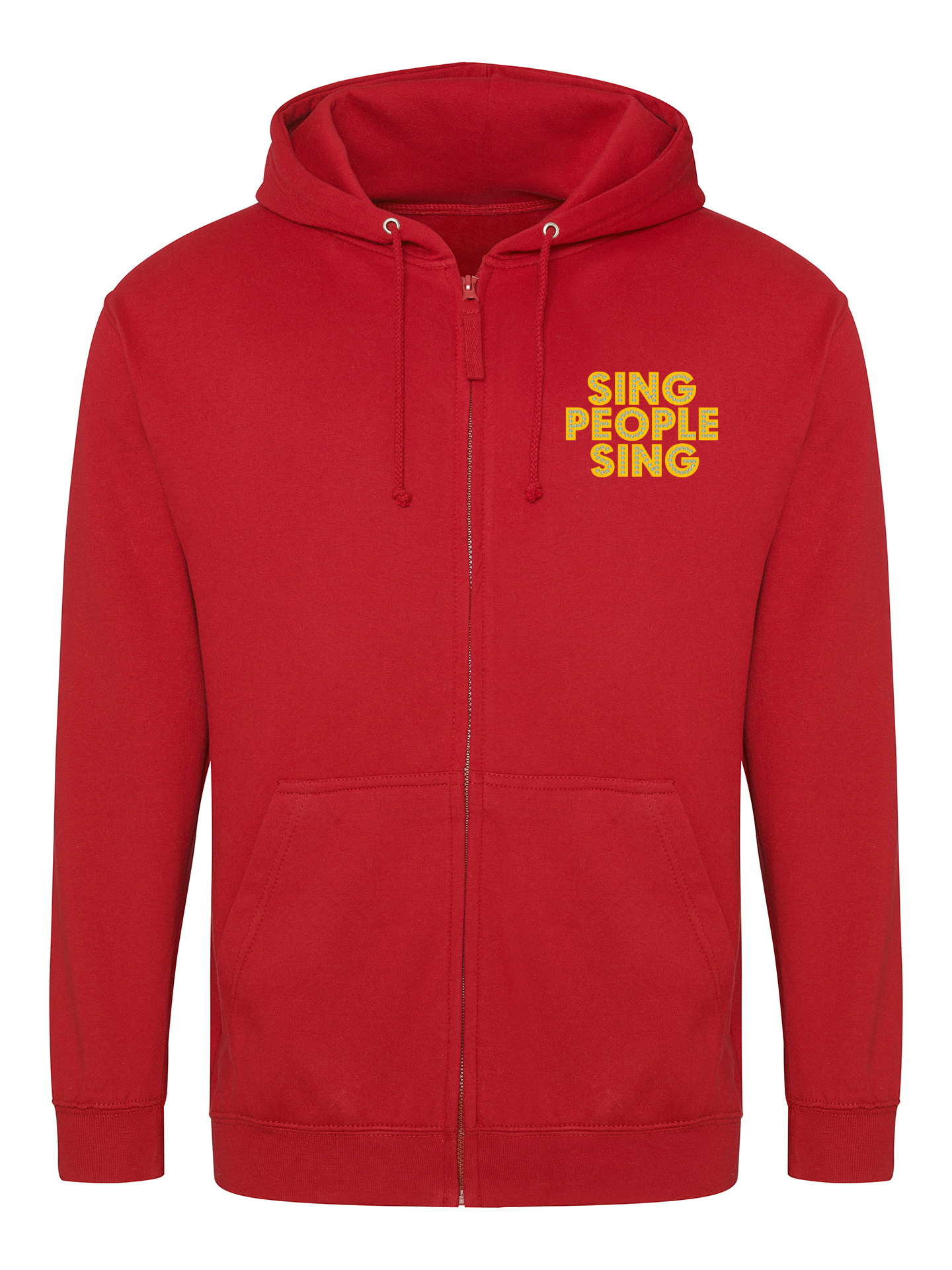 Sing People Sing Zipped Hoodie - Image 3